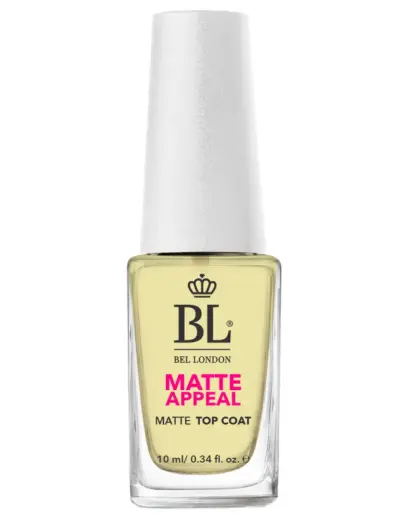 Bel London, BEL London, Matte Top Coat, Nail Polish, 10 ml