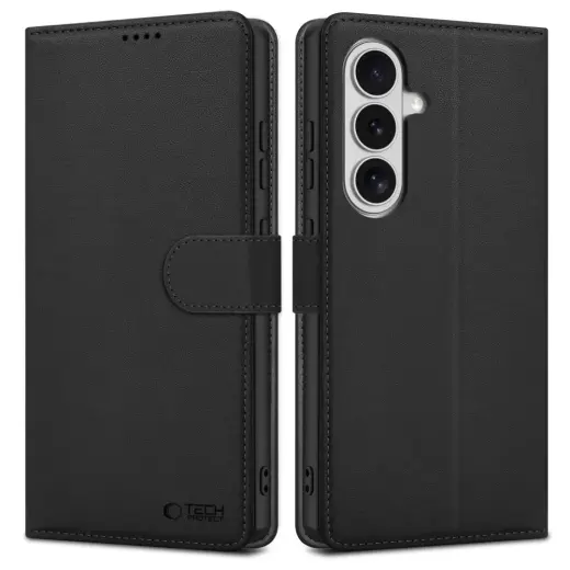 TECH-PROTECT book type phone case for Samsung Galaxy S26+ black