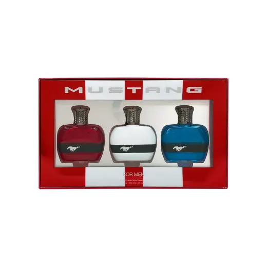 Set Ford: Mustang Blue, Eau De Toilette, For Men, 30 ml + Mustang Red, Eau De Toilette, For Men, 30 ml + Mustang White, Eau De Toilette, For Men, 30 ml