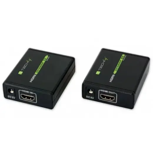 Extender HDMI on Cat.6|6a|7 twisted pair, up to 60m, FullHD 3D, black