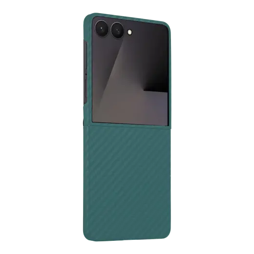 Tactical MagForce Aramid phone case with MagSafe support for Samsung Galaxy Z Flip 7 (F766) blue
