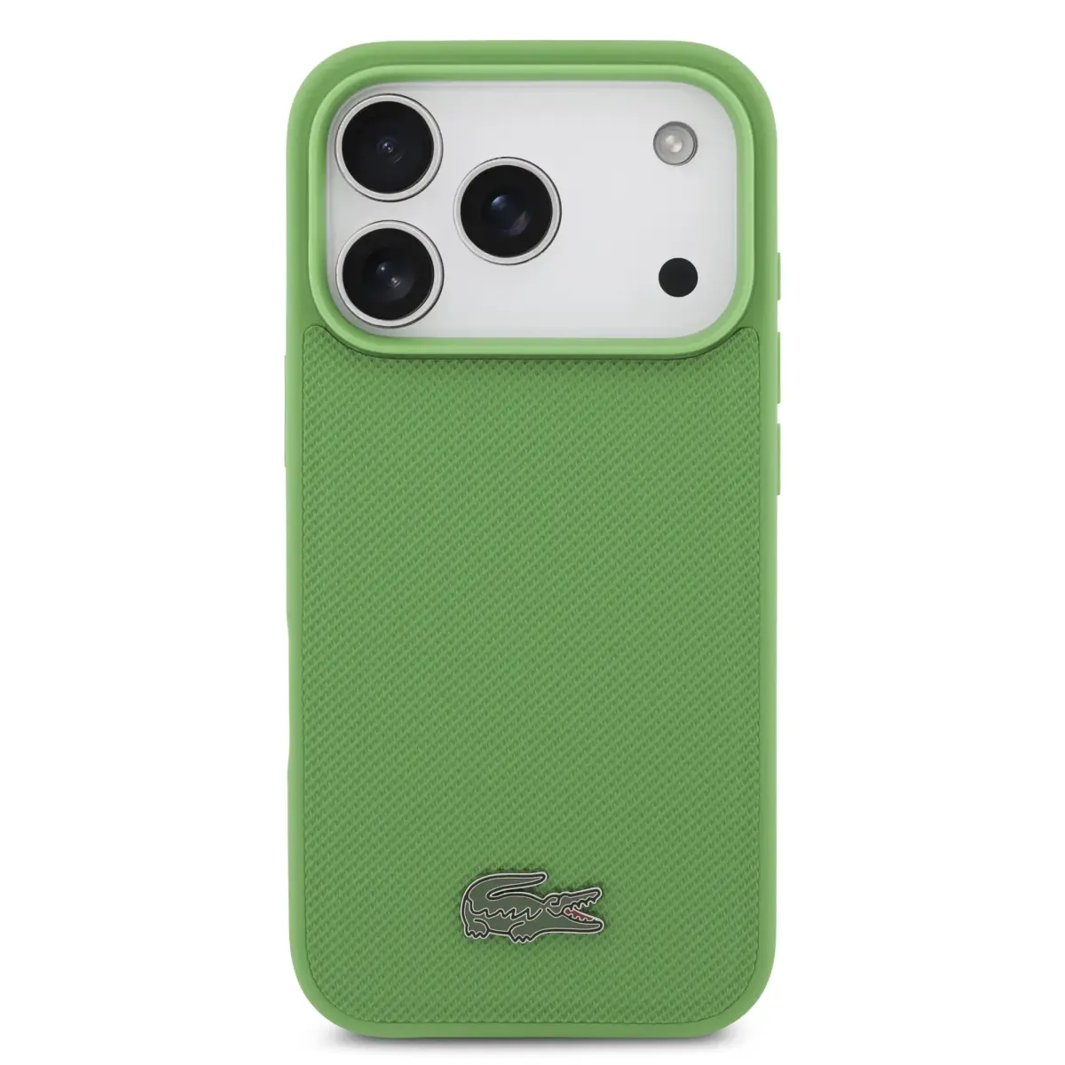Lacoste Iconic Petit Pique MagSafe Case + Wallet for iPhone 17 Pro Green