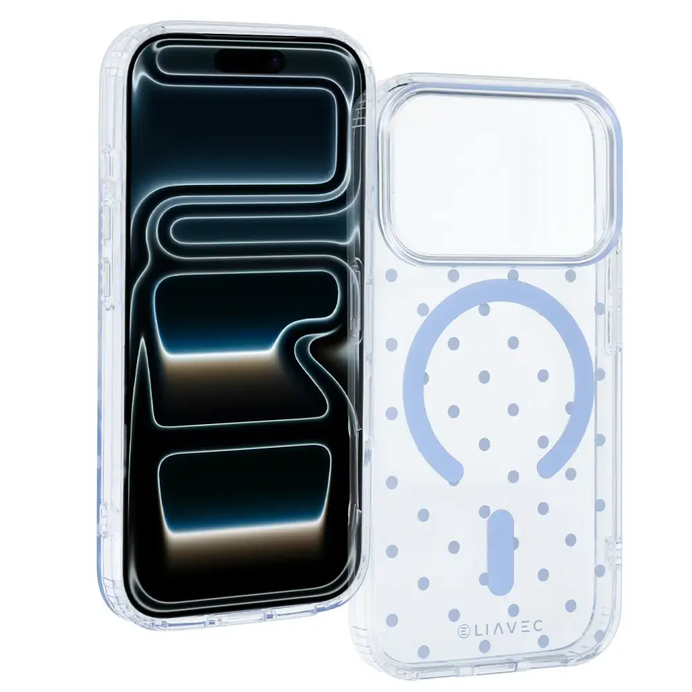 Liavec Bubble Case phone case for iPhone 18 Pro | iPhone 17 Pro blue