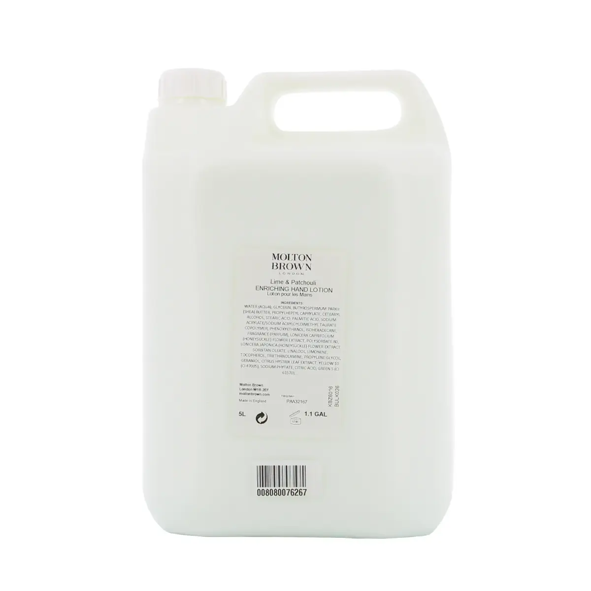 Molton Brown, Lime & Patchouli, Hydrating, Hand Lotion, 5000 ml