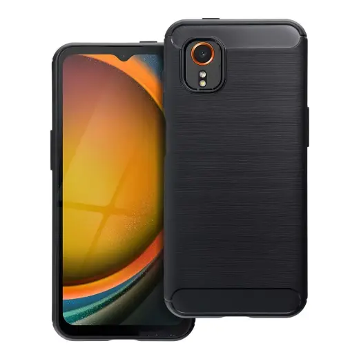Carbon phone case for Samsung Galaxy Xcover 7 PRO black
