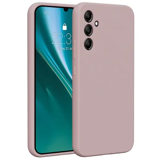 Etteri silikona telefona maciņš Samsung Galaxy A34 5G gaiši rozā