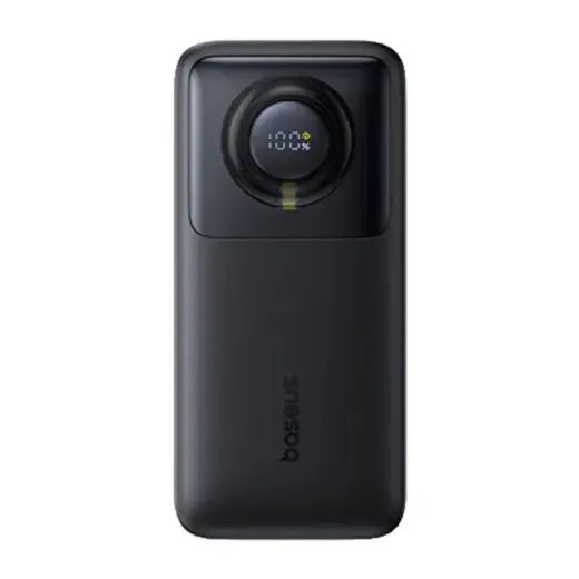 Baseus Free2Pull ārējais akumulators (powerbank) | 20000 mAh | 65W | USB-C | LED ekrāns | melns