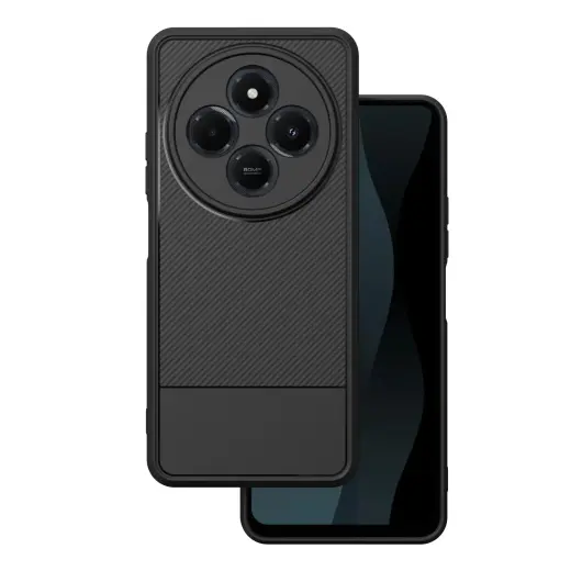 Simple Carbon case for Xiaomi Redmi 14C 4G/ 14C 5G / Redmi A4 / POCO C75 black