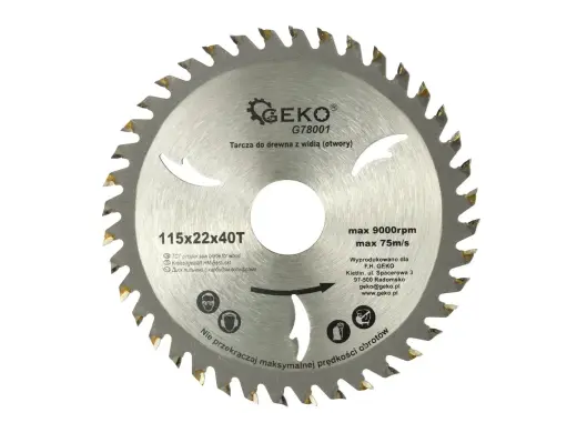 TCT ketassae tera aukudega 115x22,2x40T