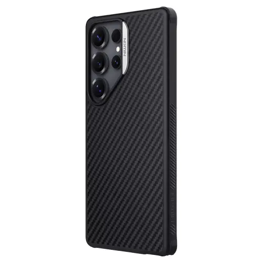 Nillkin Synthetic Fiber PRO чехол для телефона для Samsung Galaxy S25 Ultra серебристый
