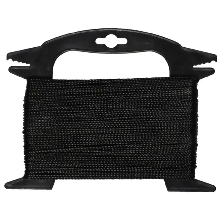 Lasso Black polyamide string, 2mm x