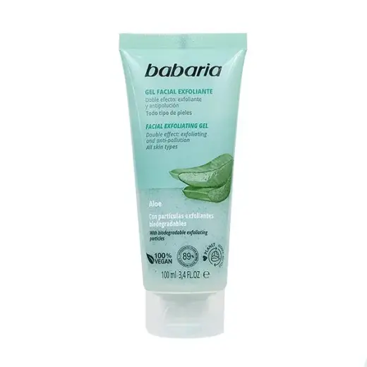 Babaria Aloe Vera Exfoliating Facial Gel 100 Ml
