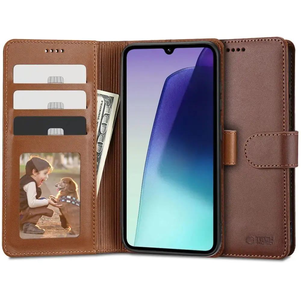 TECH-PROTECT WALLET XIAOMI REDMI 14C | POCO C75 BROWN