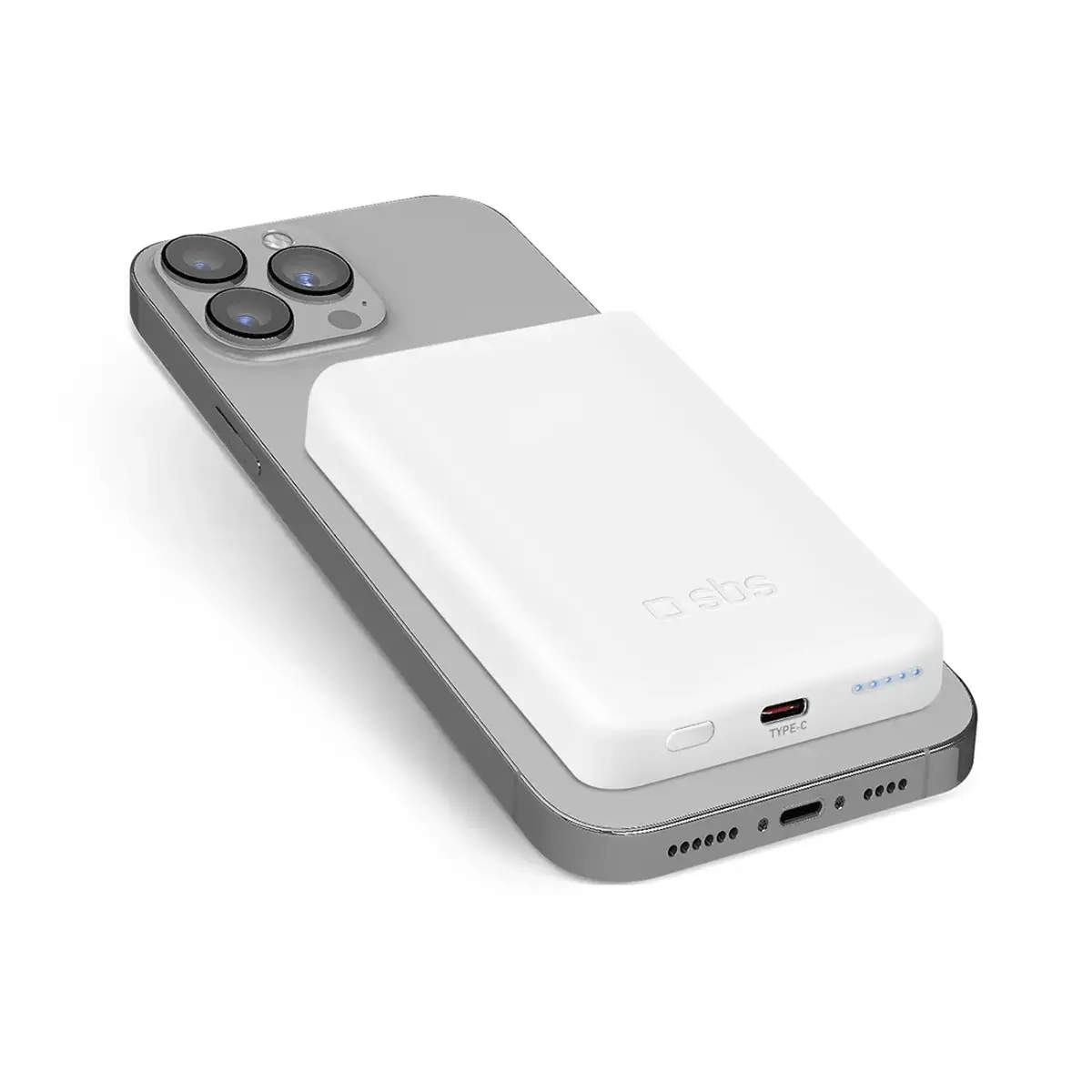 ārējais akumulators (powerbank) | 5000 mAh | MagSafe | balts