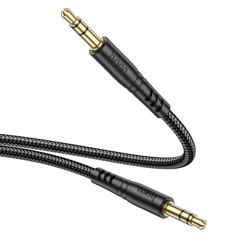 Cable AUX Jack 3,5 mm to Jack 3,5 mm Hoco 1 m UPA24 black