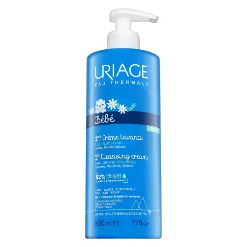Uriage Bébé Nourishing Protective Cleansing Cream 1. attīrošs krēms ar bioloģisko edelveisu 500 ml