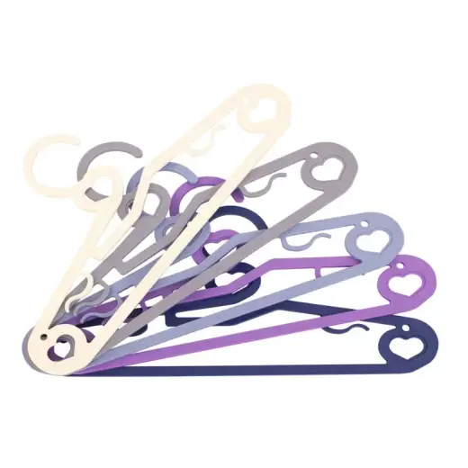 Riidepuud 5 tk. plastist Amor 42x0.8x21cm assortii