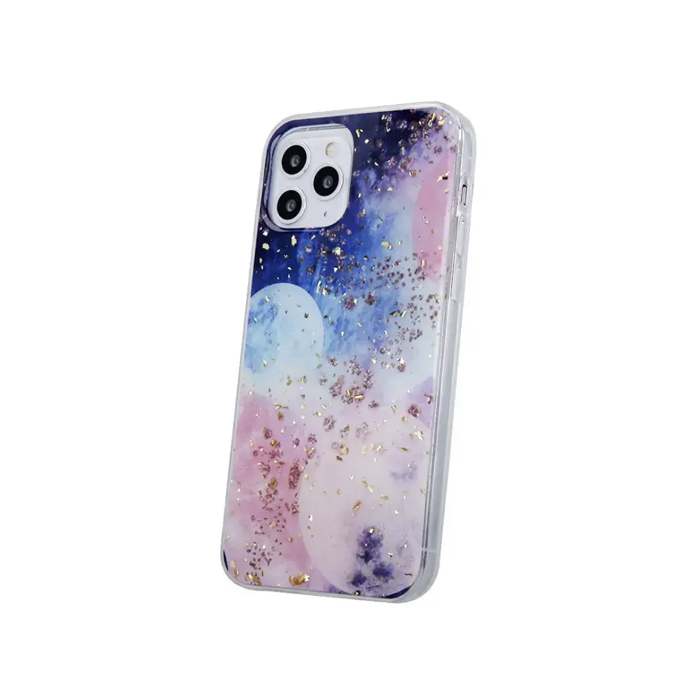 Fusion Gold Glam Galactic silikona vāciņš priekš Iphone 13 Pro