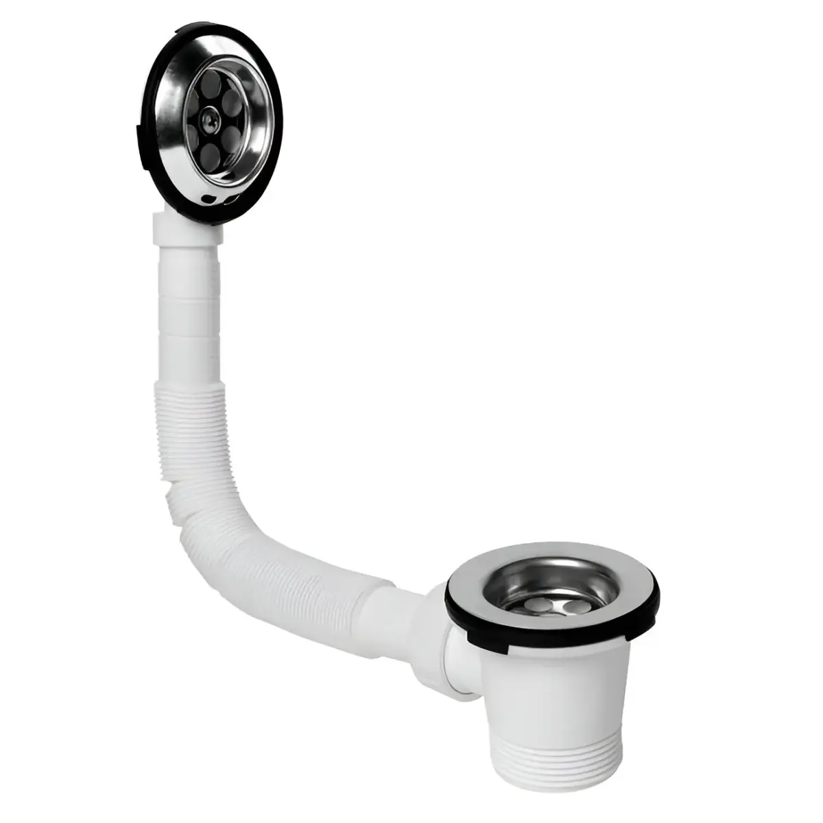 PLASTBRNO Drain/overflow for bath siphon 1 1/2