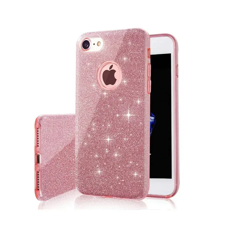 Glitter 3in1 case for Samsung Galaxy S25 Ultra pink