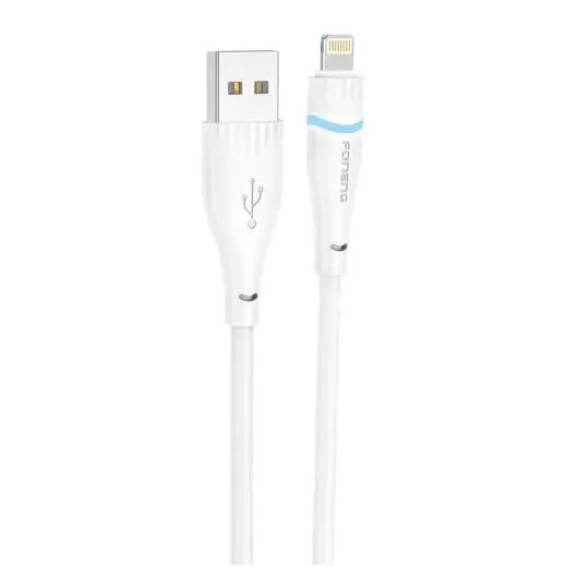 USB-A do Lightning Cable Foneng X101 2,4A, 1,2m (biały)