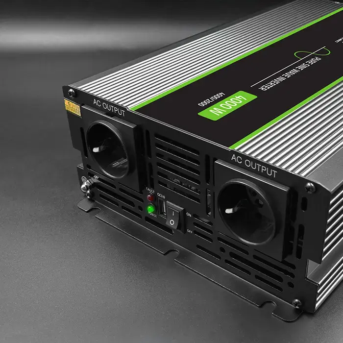 Qoltec Pure Sine Wave Inverter Monolith | 2000W | 4000W | 24V to 230V