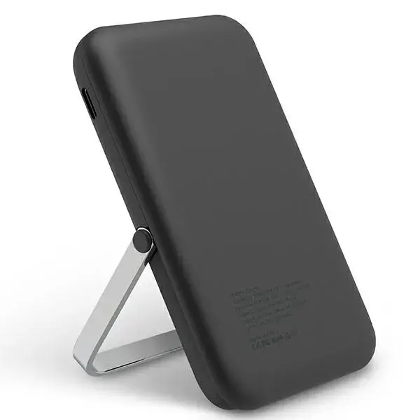 UNIQ Hoveo ārējais akumulators (powerbank) | 5 000 mAh | 20W | PD | USB-C, Wireless, MagSafe | pelēks