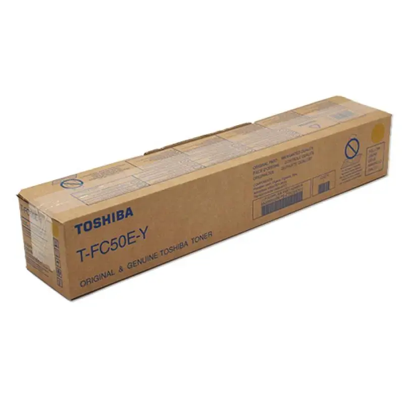 Toshiba Toner T-FC50EY TFC50EY Yellow Gelb (6AJ00000111)(6AJ00000225) (6AJ00000299)