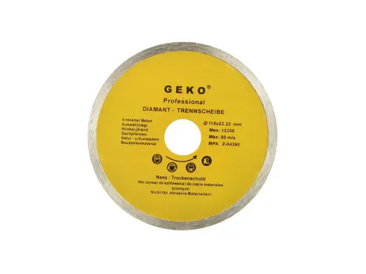 Pideväärega teemantketas 115x8x22mm GEKO Profi