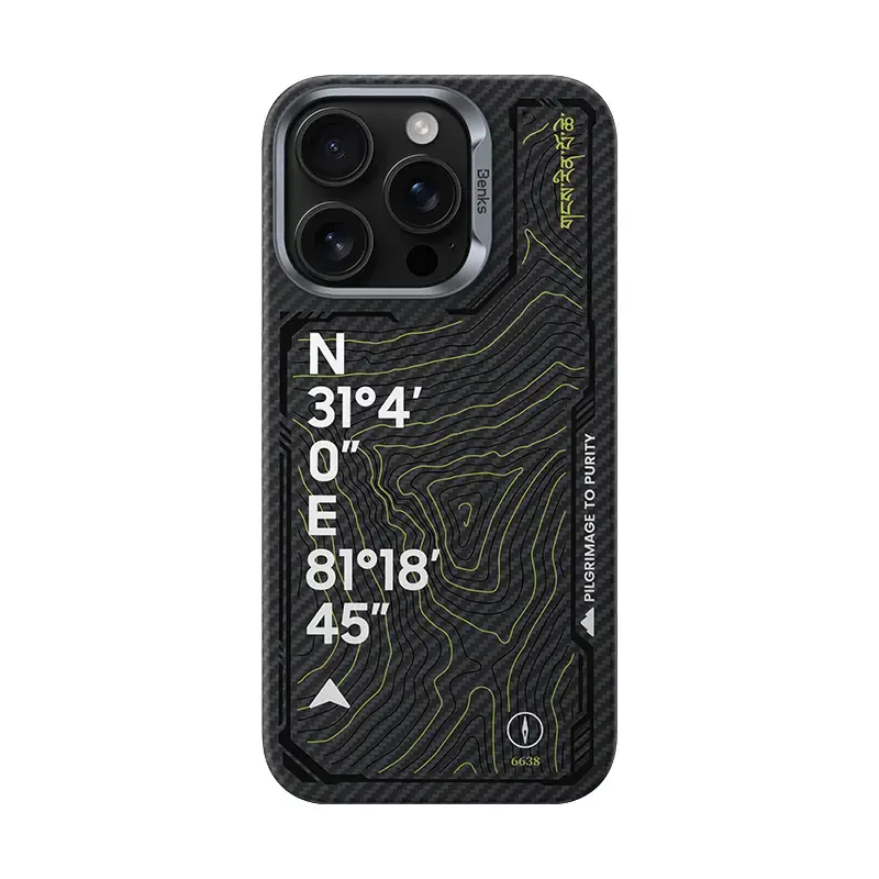 Benks Magnetic Armor Air Kevlar 600D Summit Kangrinboque (0066) phone case for iPhone 16 Pro Max