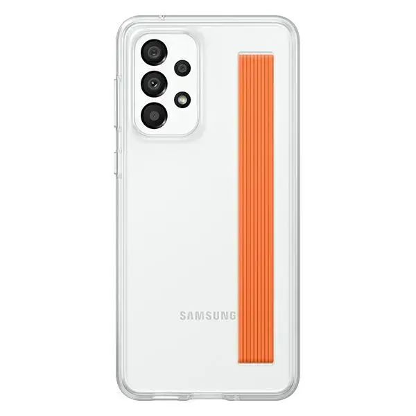 Samsung EF-XA336CT Slim Strap maciņš telefonam Samsung Galaxy A33 5G (A336) caurspīdīgs