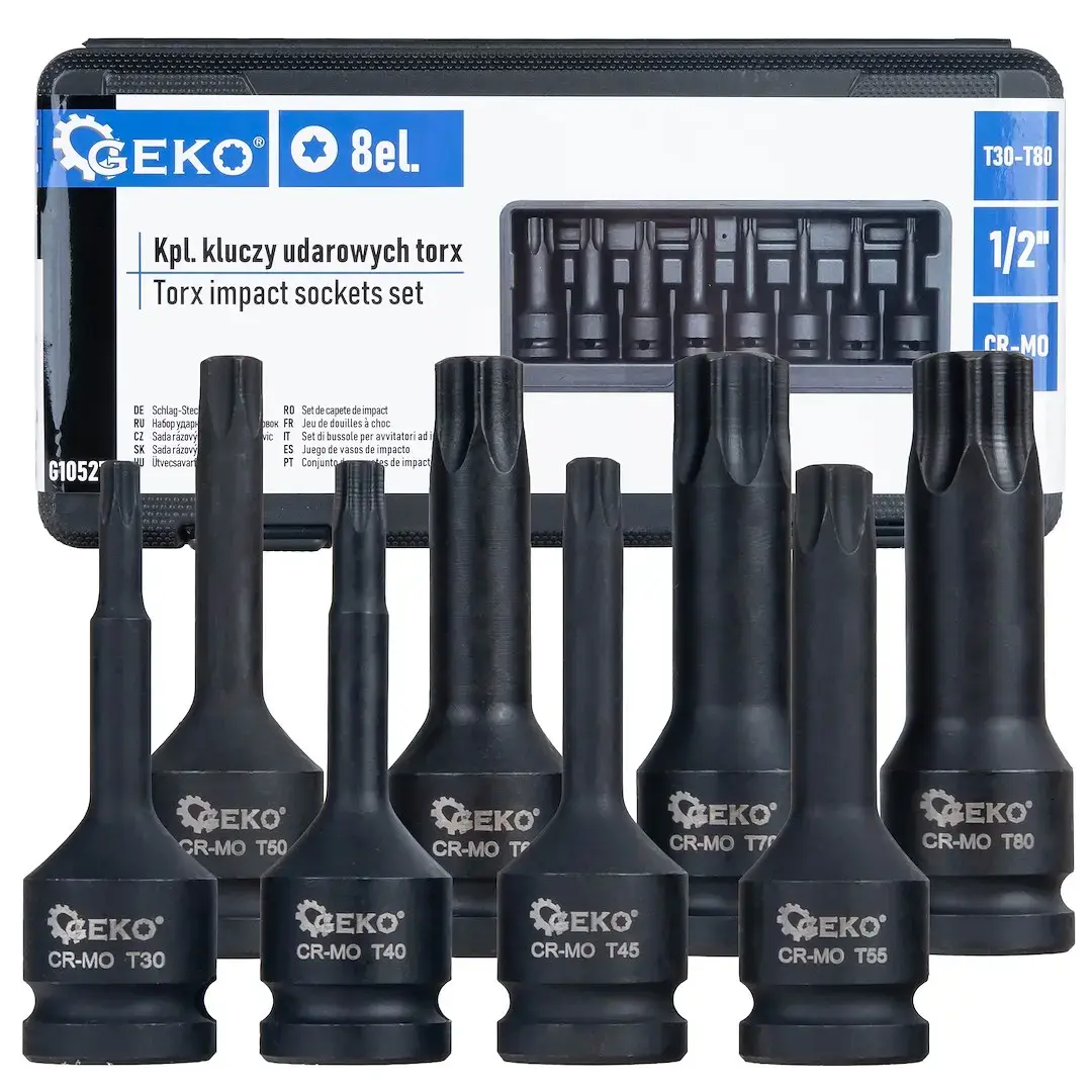 8 gab. TORX triecienmuciņu komplekts T30-T80