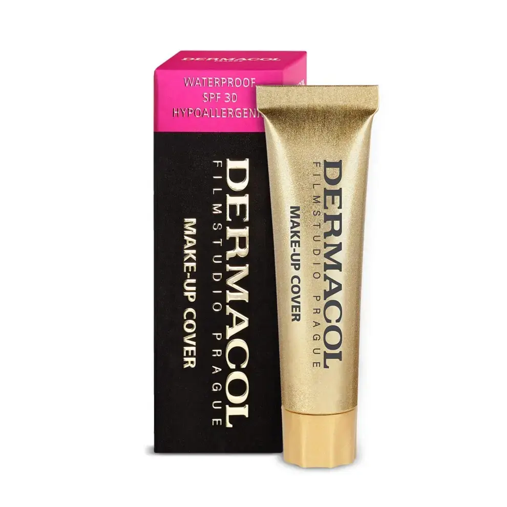 Dermacol - Mini Full Coverage Foundation 13g  Liquid Makeup Matte Foundation with SPF 30  Waterproof Foundation for Oily Skin  Acne  & Under