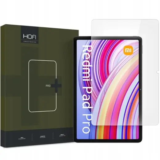 HOFI GLASS PRO+ XIAOMI REDMI PAD PRO 12.1 CAURSPĪDĪGS RŪDĪTS STIKLS