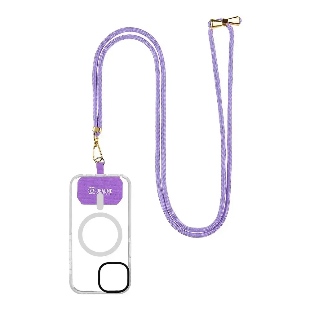 OBAL:ME NeckTag Allure Rope for Mobile Phone Purple