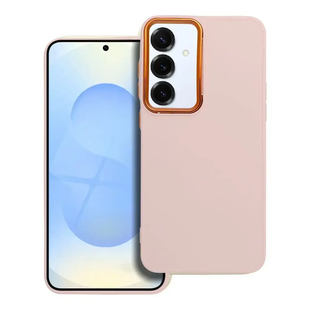 FRAME maciņš telefonam Samsung Galaxy S25+ (S936) rozā