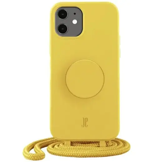 Etui JE PopGrip iPhone 11|Xr 6,1" żółty|rabbit`s paw 30046 (Just Elegance)