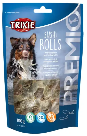 Gardums suņiem : Trixie Premio Sushi Rolls, 100 g.