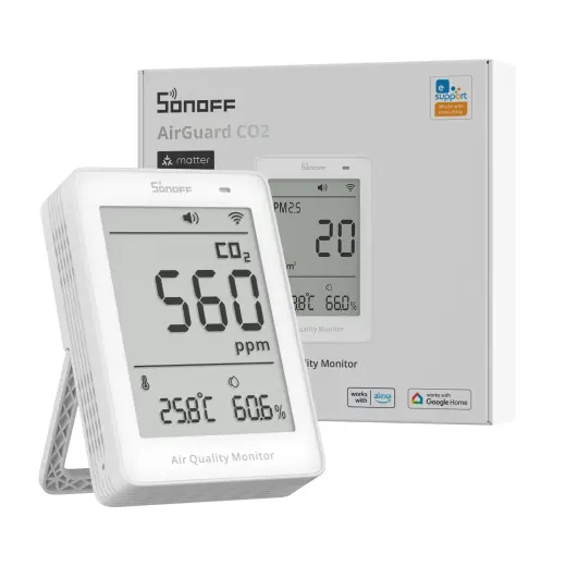 Išmanusis oro kokybės matuoklis Sonoff SAWF-08P