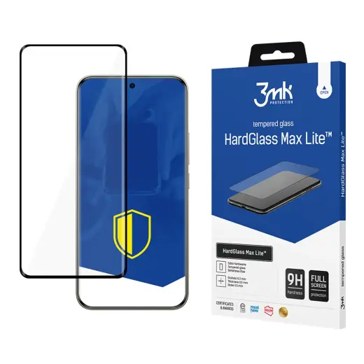 Redmi Note 15 Pro+ - 3mk HardGlass Max Lite Black
