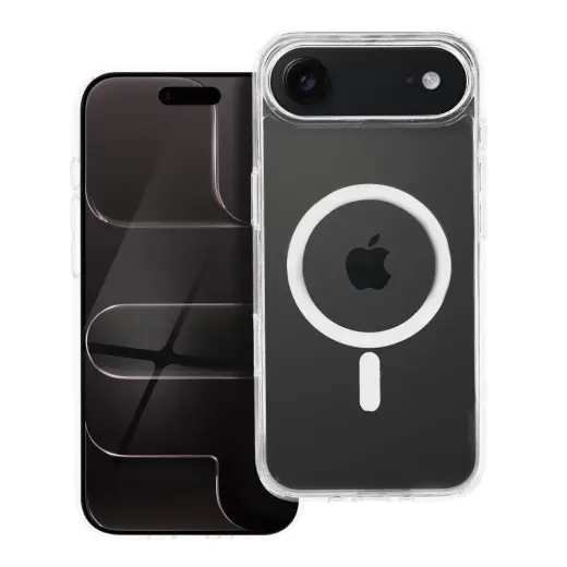 Forcell F-Protect Clear Hybrid Premium maciņš ar MagSafe atbalstu telefonam iPhone 17 Air caurspīdīgs