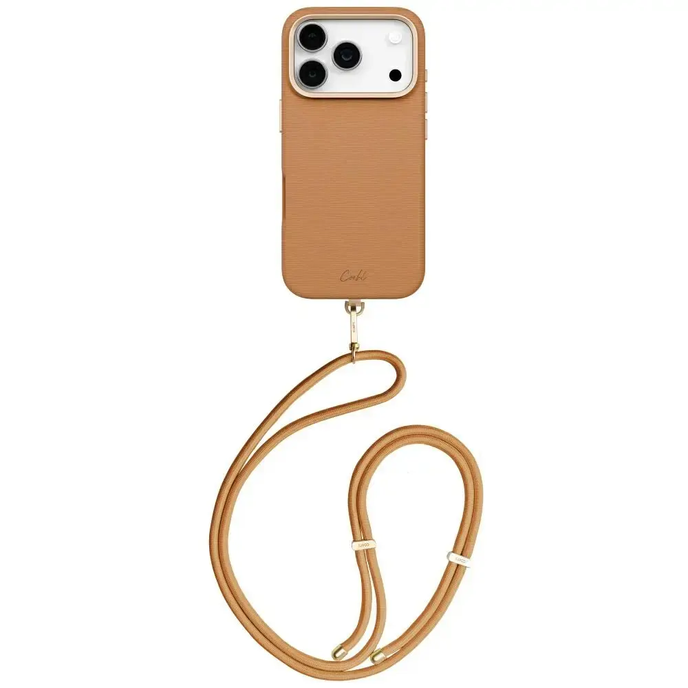 UNIQ Coehl Mirelle Case for iPhone 17 Pro Magnetic Charging Brown