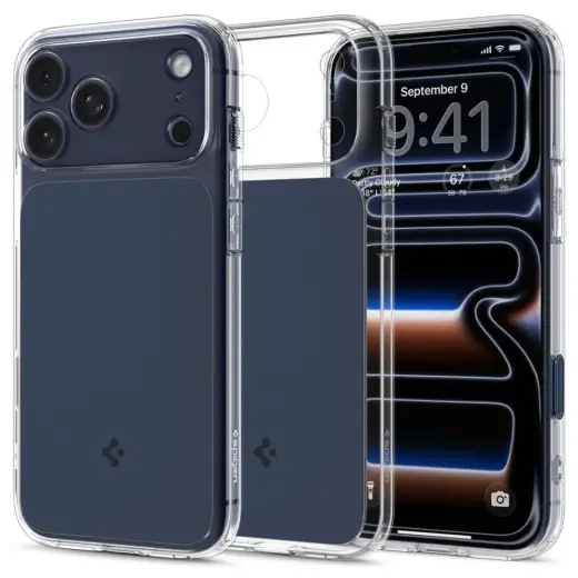 Spigen Ultra Hybrid ”T” Mag telefoni ümbris MagSafe toega iPhone 17 Pro sinine