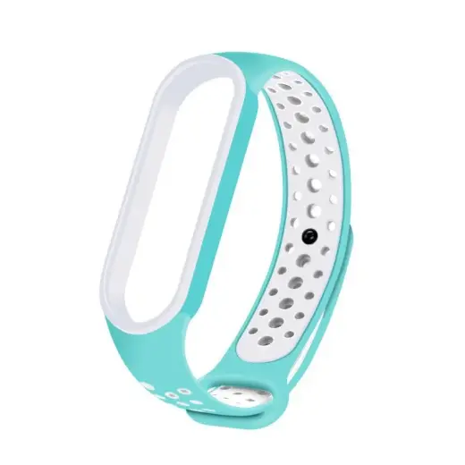 Fusion dots band for Xiaomi Mi Band 3 | Mi Band 4 mint - white