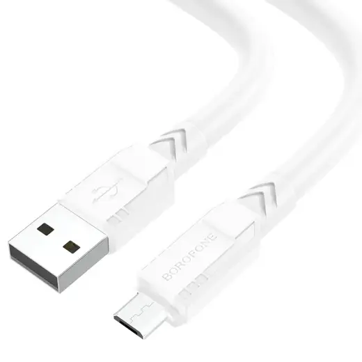 Borofone BX81 Goodway data transfer and charging cable | USB-A to Micro USB | 12W | 1m | white