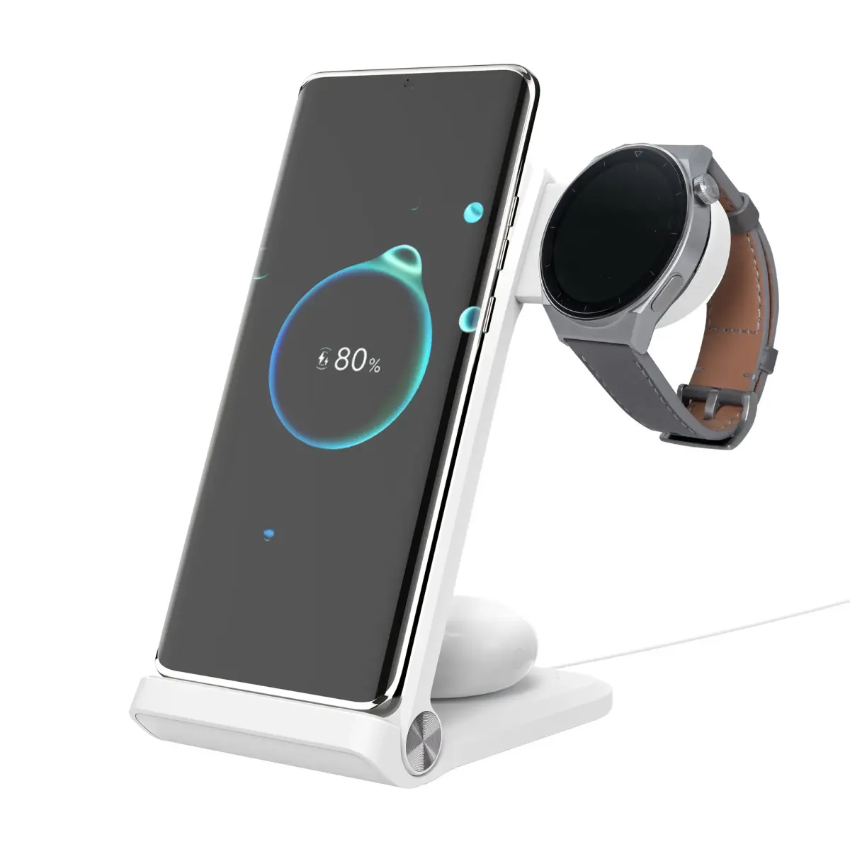 Nillkin PowerTrio 3in1 Wireless Charger for Garmin Watch White