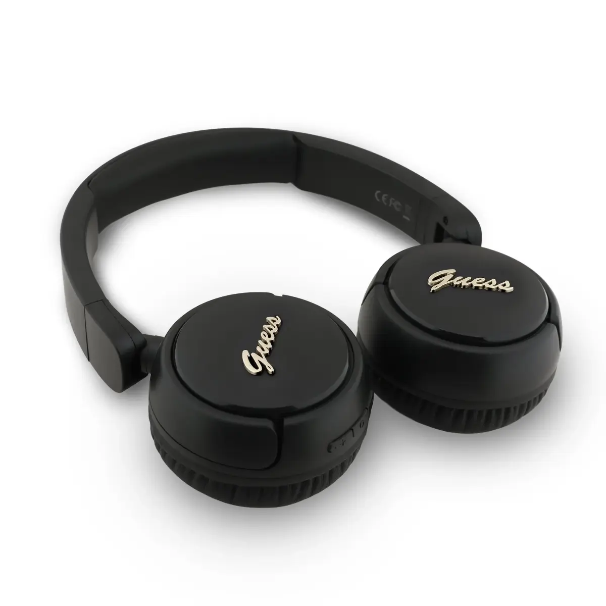 Guess Script Metal Logo Wireless Headphone Black