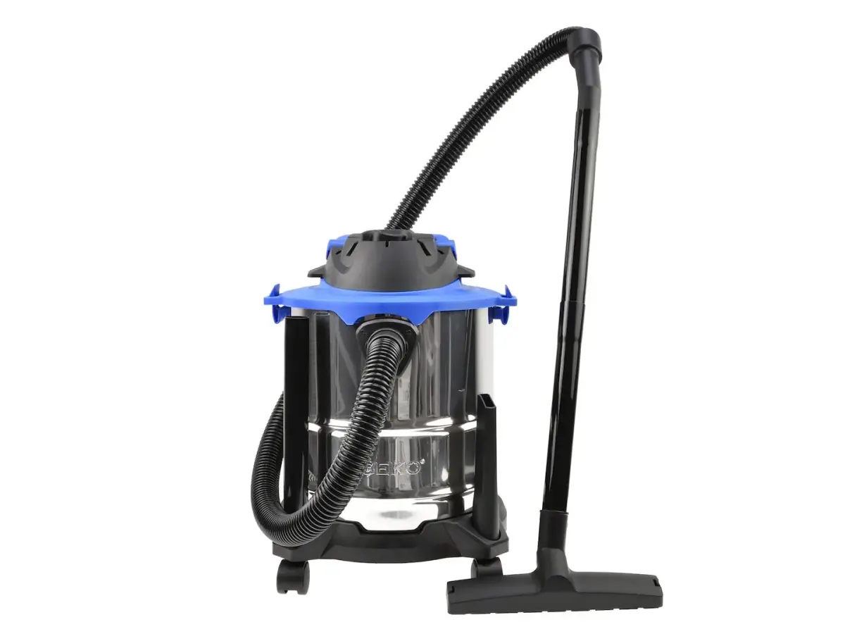 Industriālais 20L sausās un mitrās tīrīšanas putekļu sūcējs 1250W