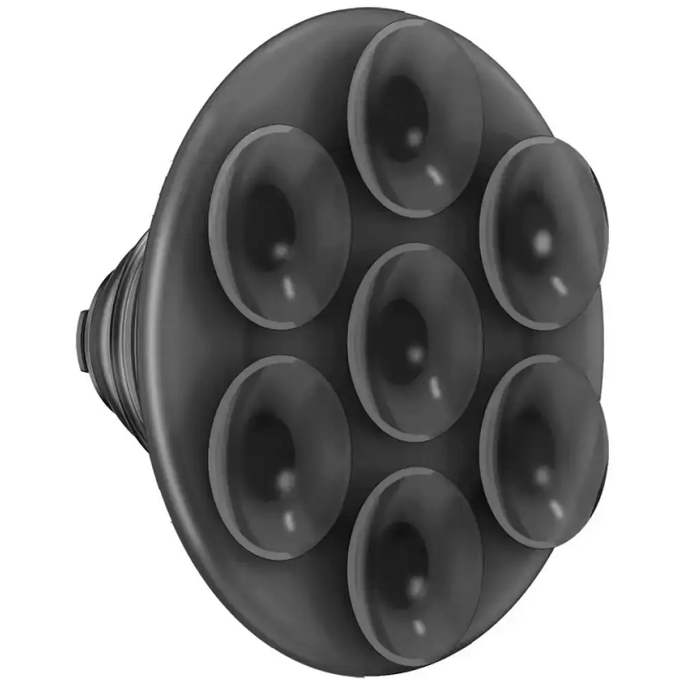 PopSockets PopTop Translucent Suck-Up phone grip        and stand black