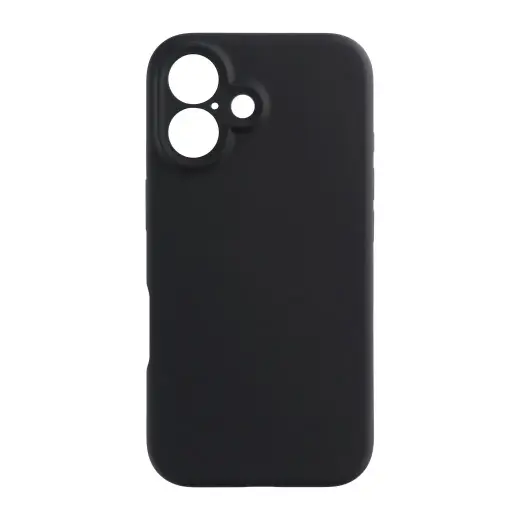 Forcell F-Protect Rubber Premium telefoni ümbris MagSafe toega iPhone 16 must
